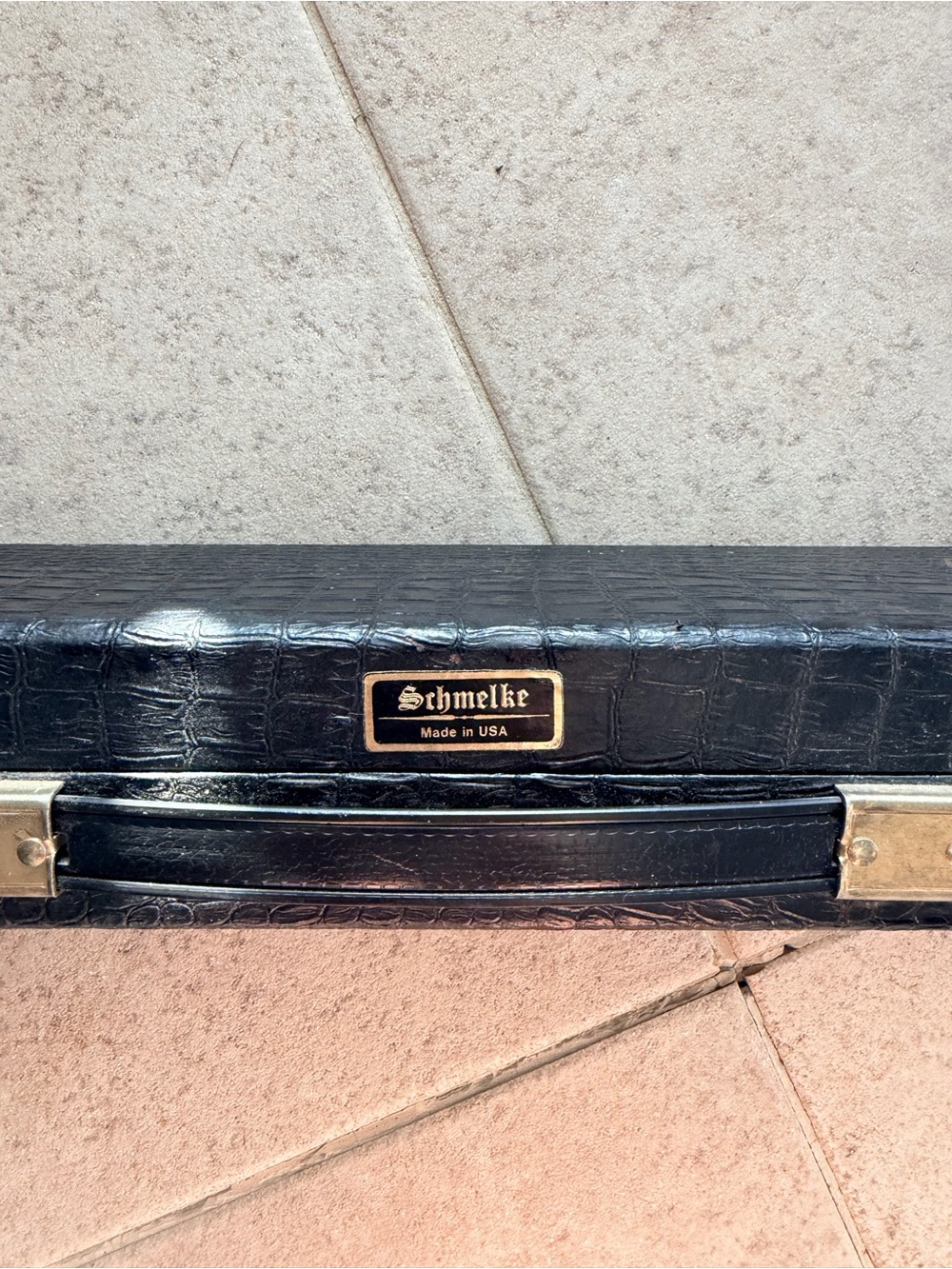 Custom Two-Piece Pool Cue with Decorative Wood Inlay and Grey Wrap with case - Picture 6 of 8